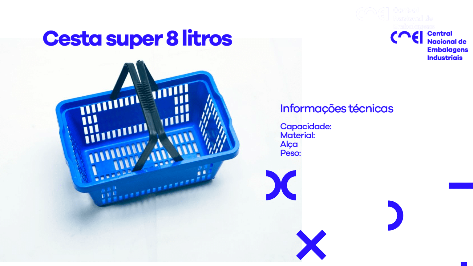 Cesta super 8 litros